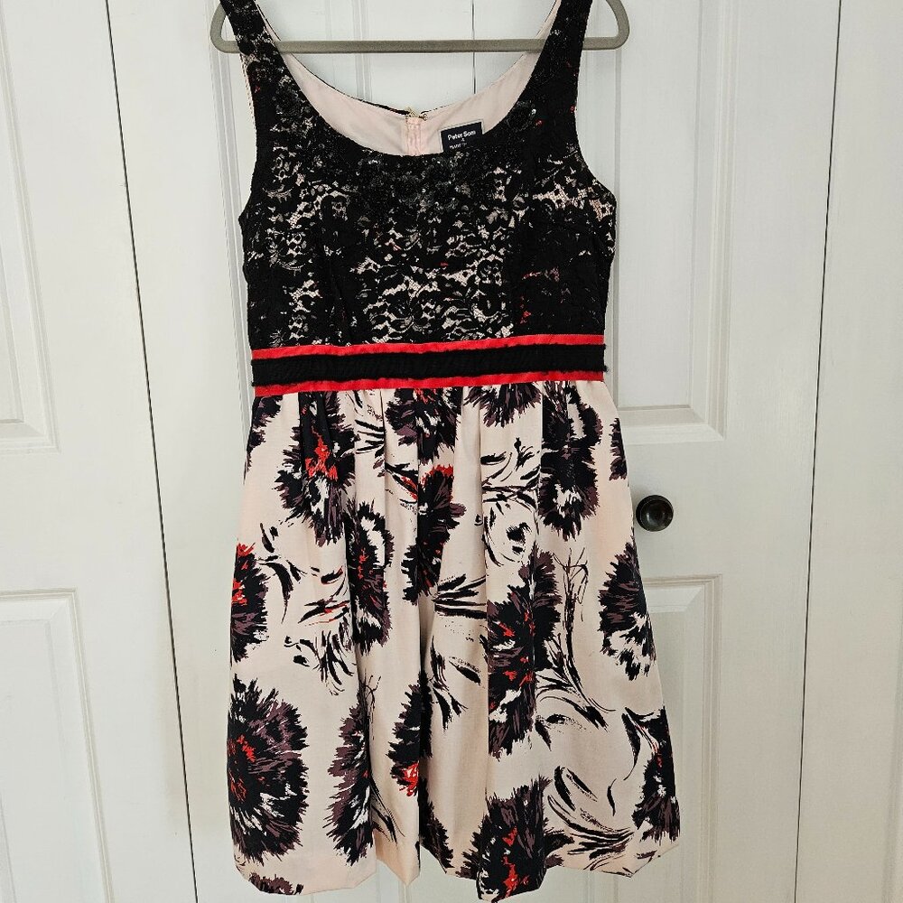 Anthropologie Peter Som x Made In Kind Floral Lace Dress Size